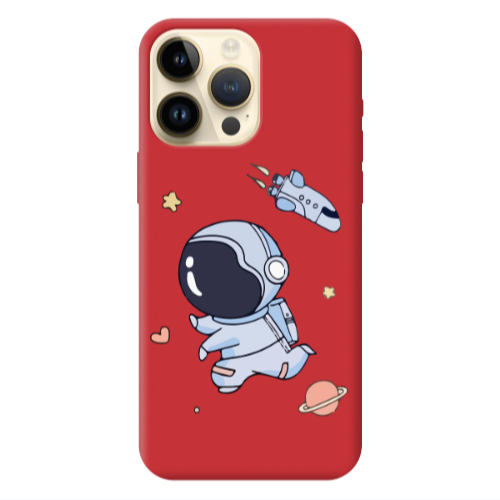 Apple iPhone 13 Pro Max Aduket Red Colored Silicone TPU Θήκη