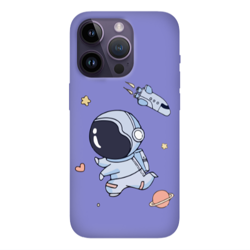 Apple iPhone 14 Pro  Aduket Purple Colored Silicone TPU Θήκη