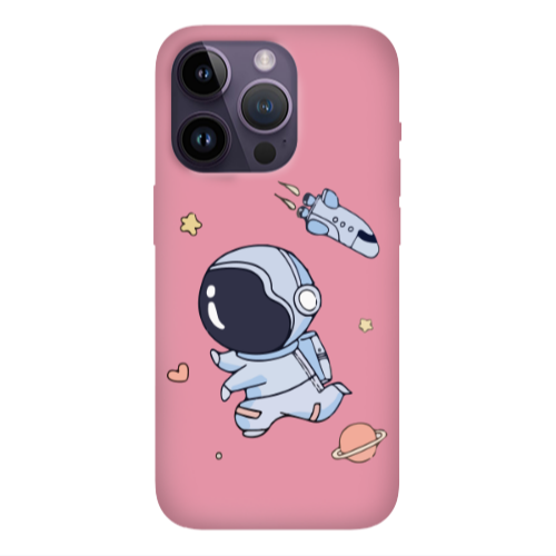 Apple iPhone 14 Pro  Aduket Pink Colored Silicone TPU Θήκη