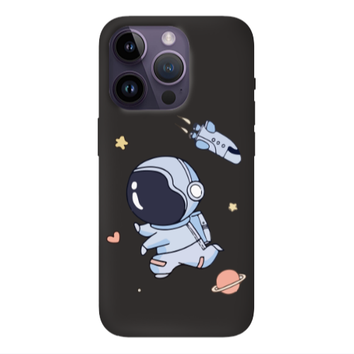 Apple iPhone 14 Pro  Aduket Black Colored Silicone TPU Θήκη
