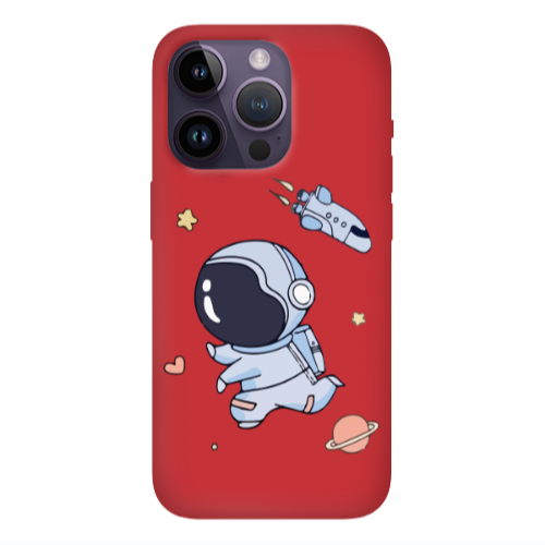 Apple iPhone 14 Pro  Aduket Red Colored Silicone TPU Θήκη