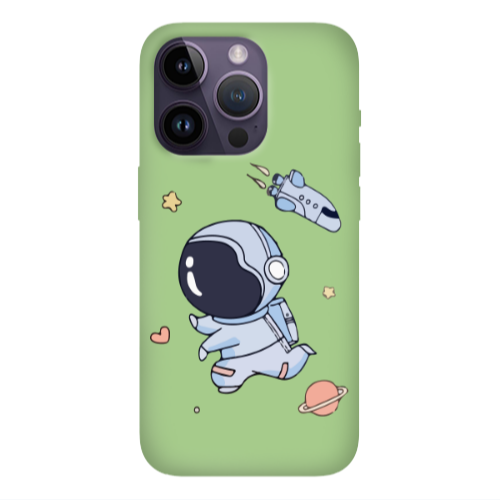 Apple iPhone 14 Pro Max Aduket Light Green Colored Silicone TPU Θήκη