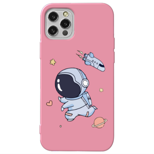 Apple iPhone 13 Pro Aduket Pink Colored Silicone TPU Θήκη