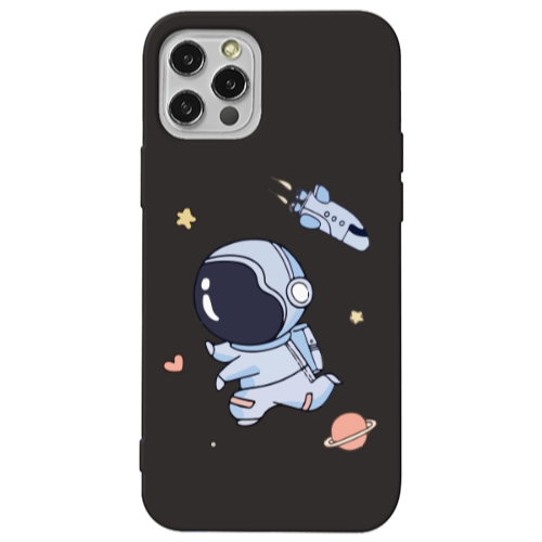 Apple iPhone 12 Pro Aduket Black Colored Silicone TPU Θήκη