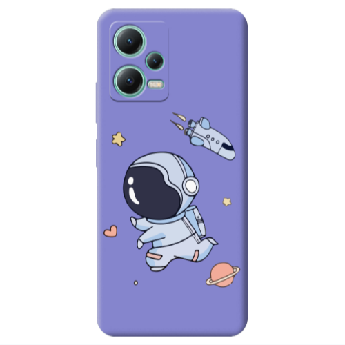 Xiaomi Redmi Note 12 Pro 5G Aduket Purple Colored Silicone TPU Θήκη