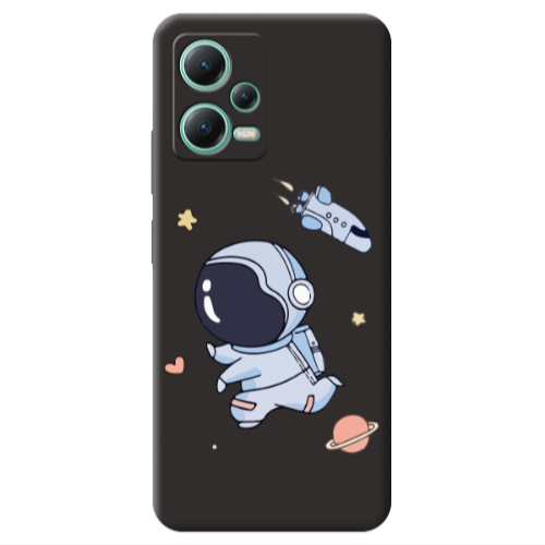 Xiaomi Redmi Note 12 Pro 5G Aduket Black Colored Silicone TPU Θήκη