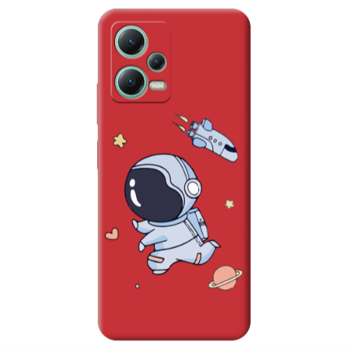 Xiaomi Redmi Note 12 Pro 5G Aduket Red Colored Silicone TPU Θήκη