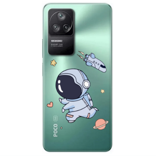 Xiaomi Poco F4 Aduket Transparent Silicone TPU Θήκη