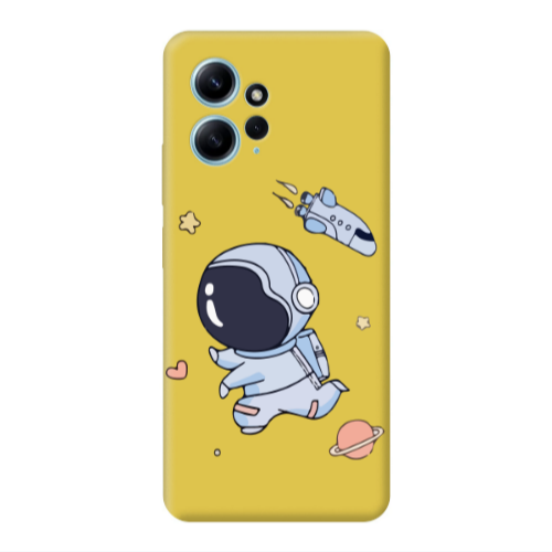 Xiaomi Redmi Note 12 4G Aduket Yellow Colored Silicone TPU Θήκη