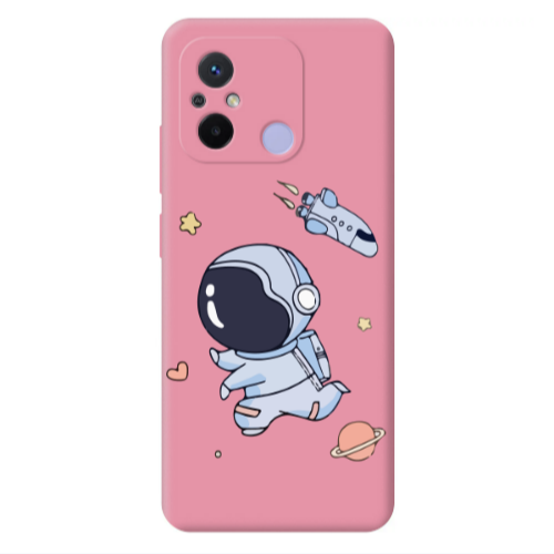 Xiaomi Redmi 12C Aduket Pink Colored Silicone TPU Θήκη