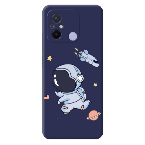 Xiaomi Redmi 12C Aduket Dark blue Colored Silicone TPU Θήκη