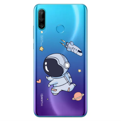 Huawei P30 Lite Aduket Transparent Silicone TPU Θήκη