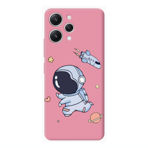 Xiaomi Redmi 12 Aduket Pink Colored Silicone TPU Θήκη