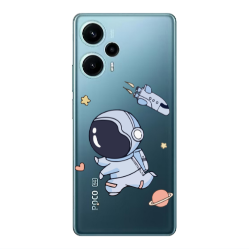 Xiaomi Poco F5 Aduket Transparent Silicone TPU Θήκη