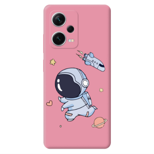 Xiaomi Poco X5 Aduket Pink Colored Silicone TPU Θήκη