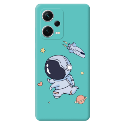 Xiaomi Poco X5 Aduket Turquoise Colored Silicone TPU Θήκη