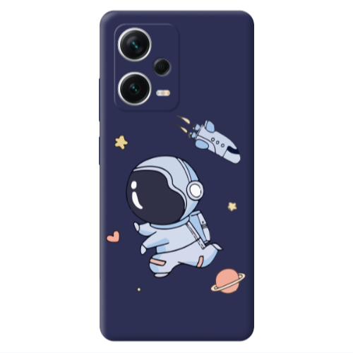 Xiaomi Poco X5 Aduket Dark blue Colored Silicone TPU Θήκη