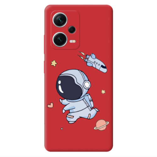 Xiaomi Poco X5 Aduket Red Colored Silicone TPU Θήκη