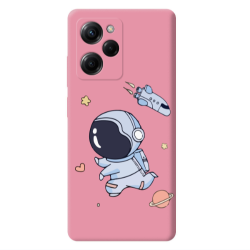 Xiaomi Poco X5 Pro Aduket Pink Colored Silicone TPU Θήκη