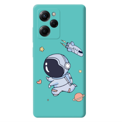 Xiaomi Poco X5 Pro Aduket Turquoise Colored Silicone TPU Θήκη