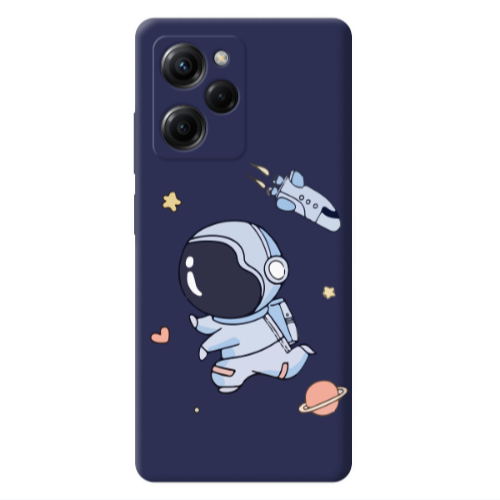 Xiaomi Poco X5 Pro Aduket Dark blue Colored Silicone TPU Θήκη