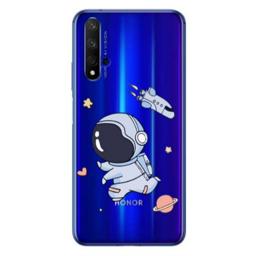 Huawei Nova 5 T Aduket Transparent Silicone TPU Θήκη