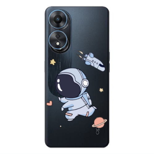 Oppo A 98 Aduket Transparent Silicone TPU Θήκη