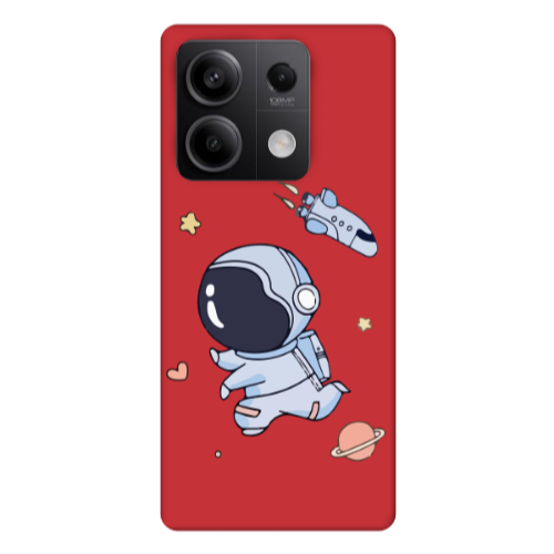 Xiaomi Redmi Note 13 5G Aduket Red Colored Silicone TPU Θήκη