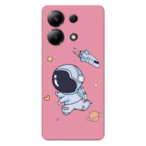 Xiaomi Redmi Note 13 4G Aduket Pink Colored Silicone TPU Θήκη
