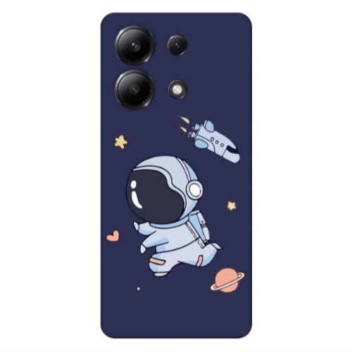 Xiaomi Redmi Note 13 4G Aduket Dark blue Colored Silicone TPU Θήκη