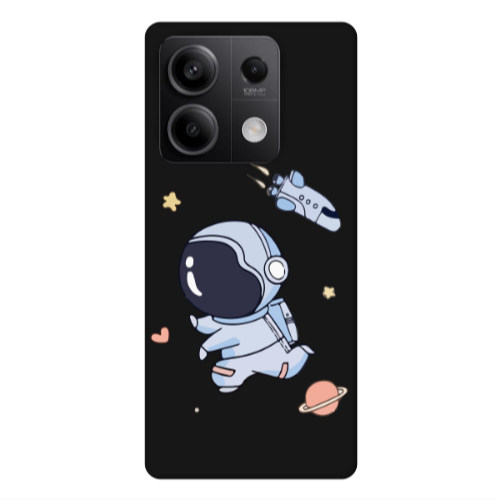 Xiaomi Redmi Note 13Pro 5G Aduket Black Colored Silicone TPU Θήκη