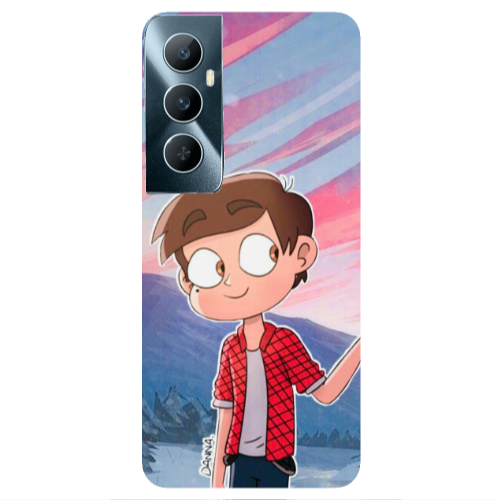 Realme C65 Valentines 1 Transparent Silicone TPU Θήκη