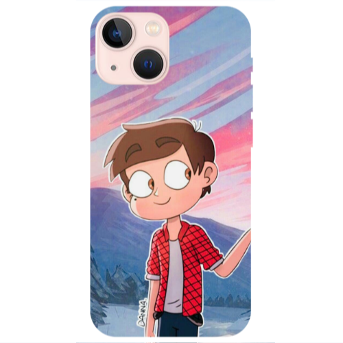 Apple iPhone 13 Valentines 1 Transparent Silicone TPU Θήκη