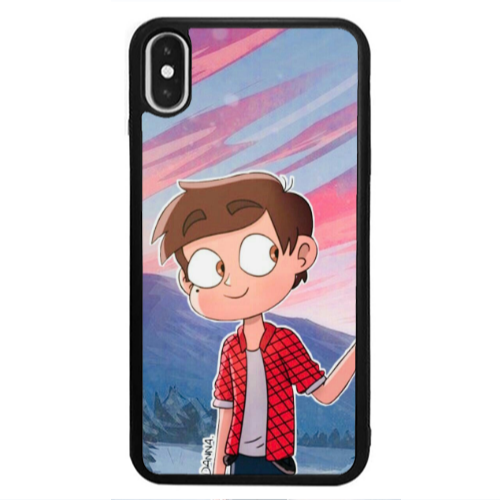 Apple iPhone X Valentines 1 Black Glossy Θήκη