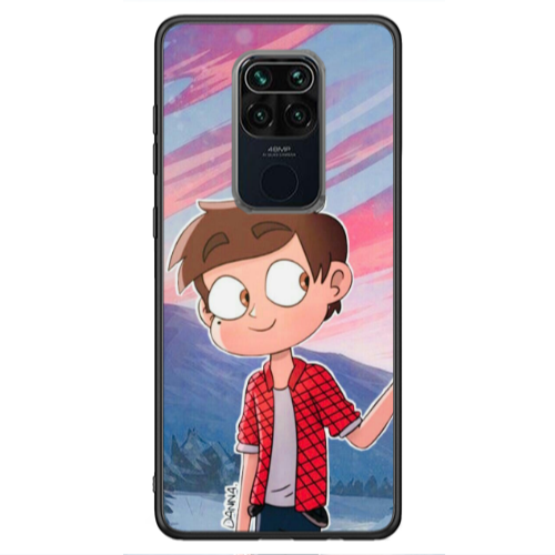 Xiaomi Redmi Note 9 Valentines 1 Black Glossy Θήκη