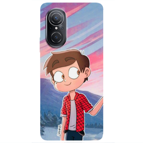 Huawei Nova 9 SE Valentines 1 Transparent Silicone TPU Θήκη