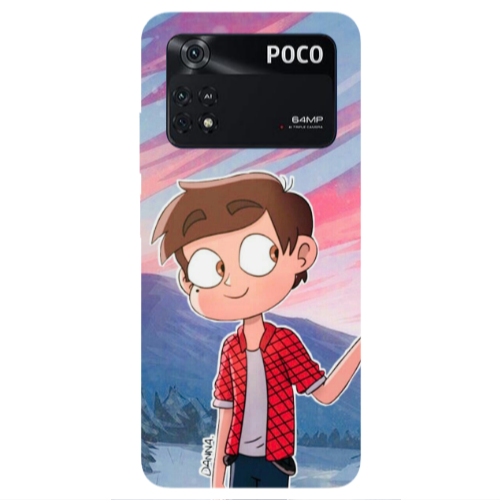 Xiaomi Poco M4 Pro 4G Valentines 1 Transparent Silicone TPU Θήκη