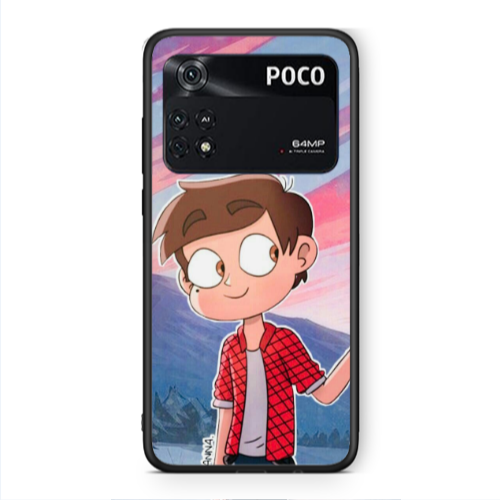Xiaomi Poco M4 Pro 4G Valentines 1 Black Glossy Θήκη