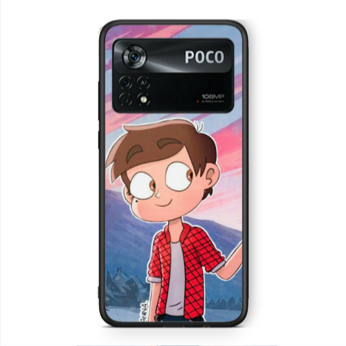 Xiaomi Poco X4 Pro Valentines 1 Black Glossy Θήκη