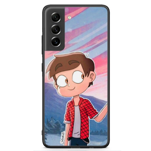 Samsung S21 FE Valentines 1 Black Glossy Θήκη