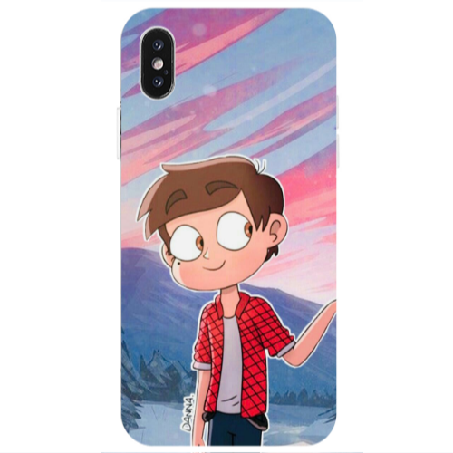 Apple iPhone Xs Valentines 1 Transparent Silicone TPU Θήκη