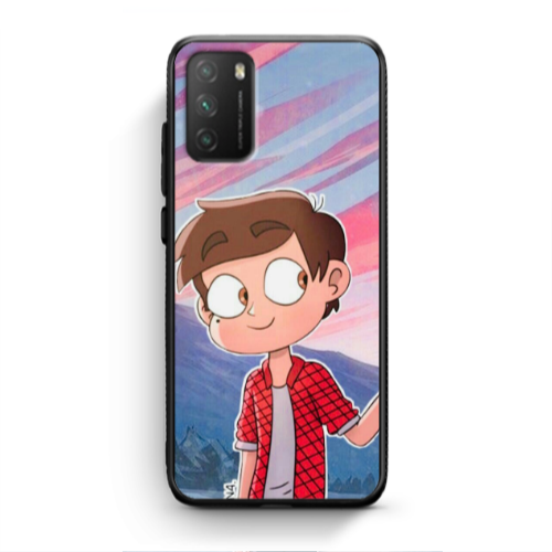 Xiaomi Poco M3 Valentines 1 Black Glossy Θήκη