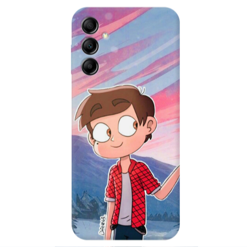 Samsung A14 5G Valentines 1 Transparent Silicone TPU Θήκη