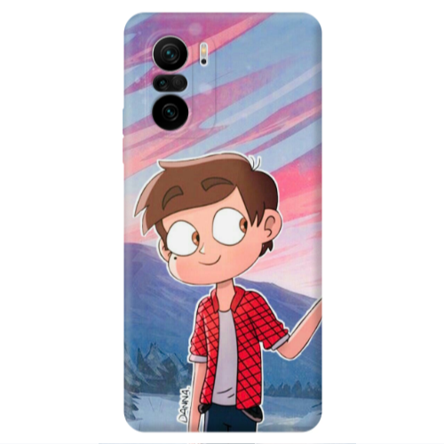Xiaomi Poco F3 Valentines 1 Transparent Silicone TPU Θήκη