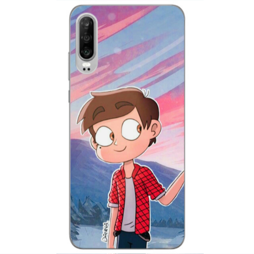 Huawei P30 Valentines 1 Transparent Silicone TPU Θήκη