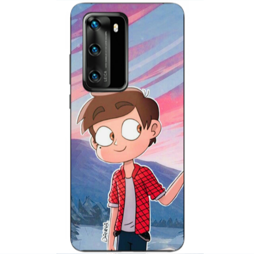 Huawei P40 Valentines 1 Transparent Silicone TPU Θήκη