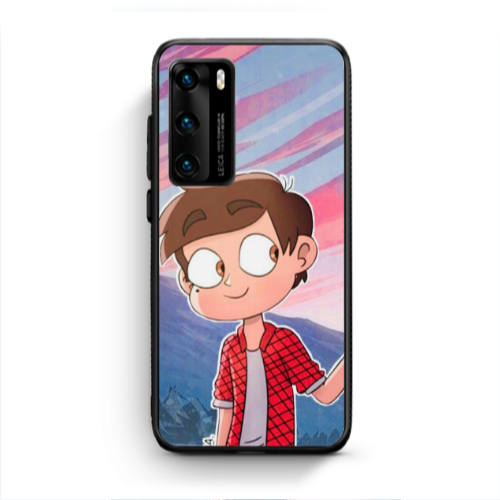 Huawei P40 Valentines 1 Black Glossy Θήκη
