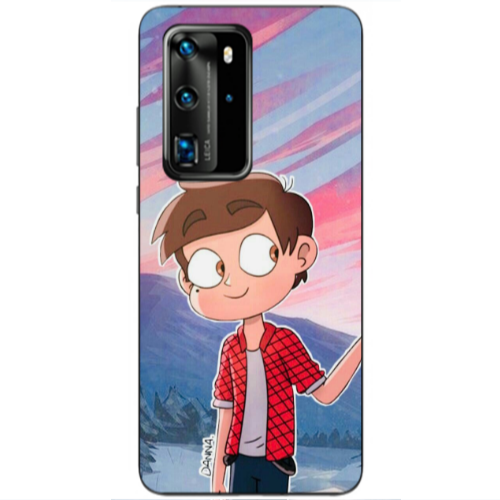 Huawei P40 Pro Valentines 1 Transparent Silicone TPU Θήκη