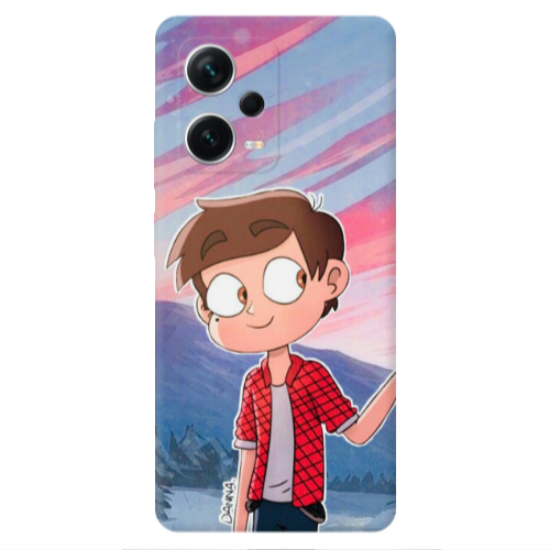 Xiaomi Redmi Note 12 5G Valentines 1 Transparent Silicone TPU Θήκη