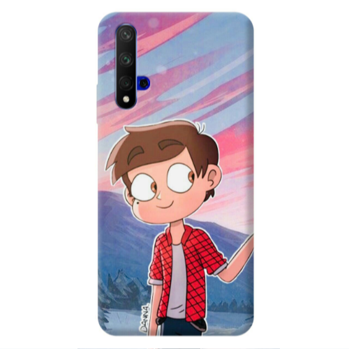 Huawei Nova 5 T Valentines 1 Transparent Silicone TPU Θήκη